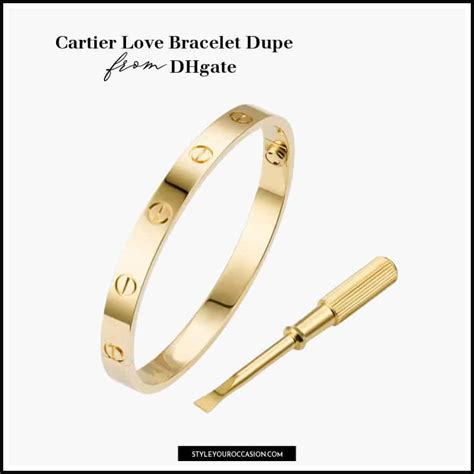 cartier love bracelet dupe with screwdriver|cartier love bracelet replica.